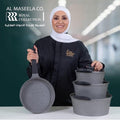 طقم. طناجر رويال  3طناجر +مقلاة
